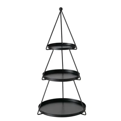 Produktbild von Boltze Etagere Jogan (Farbe Schwarz, Matt, Höhe 45 cm, Form Baum) 2038146