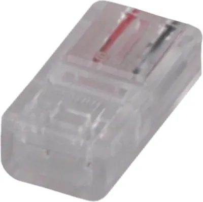 Obrázek produktu pro Pevný konektor pro LED COB pásky 8mm 2 pin 12-24V DC 3A 316547 Polux