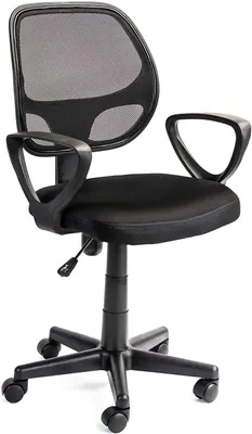 Immagine prodotto di Sedia da ufficio Buritos, regolabile, con schienale, colore nero, per l'ufficio