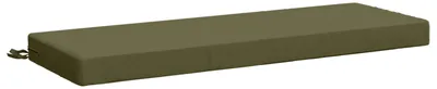 Image de Coussin de banc SOEST, 100 % polyester, vert olive, 110 x 40 x 8 cm
