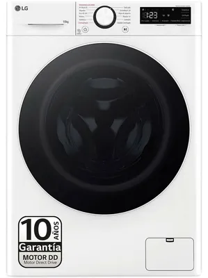 Productafbeelding van Wasmachine LG F4WR6010A0W, 60 cm breed, 1400 toeren, 10 kg capaciteit