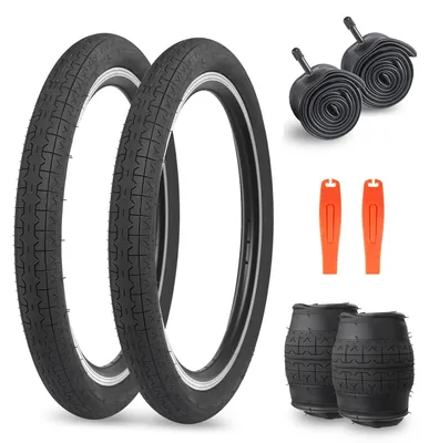 Image de Pneus de VTT pliables de 20 pouces, dimensions 20 x 1,95 pouces, lot de 2