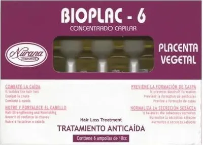 Imagen del producto de Nurana Bioplac-6 Ampullen Zur Behandlung Von Haarausfall 6x10ml