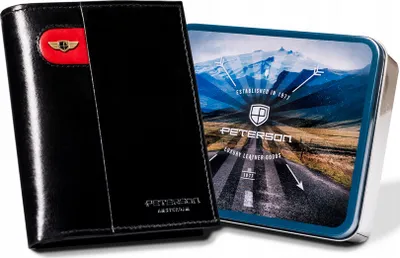 Produktbild von Große Brieftasche für Männer ohne Verschluss - Peterson