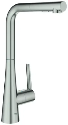 Produktbild von GROHE Zedra, Waschbecken, Hebelgriffe, 1/2", Edelstahl