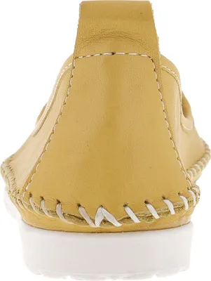Produktbild von Andrea Conti Damen Mokassins Leder Ballerina casual bequem kombistark 0027449, Größe:39 EU, Farbe:Gelb