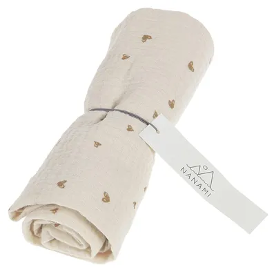 Produktbild von Nanami Heart Hydrophil Windel - 60 x 65 cm - Cream Sand