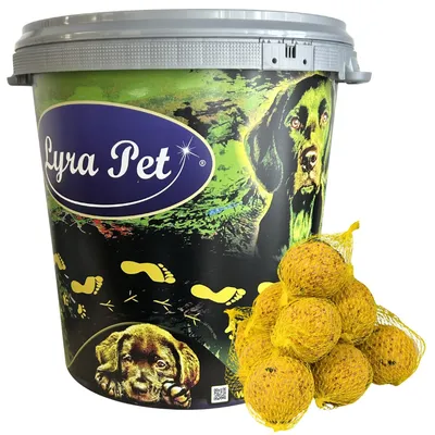 Produktbild von 100 Stk. Lyra Pet® Meisenknödel Basic mit Netz à 90 g = 9 kg in 30 L Tonne