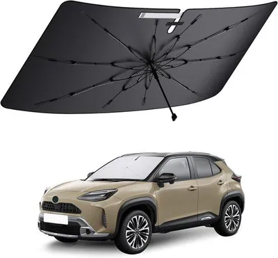 Produktbild von Famanu Auto-Sonnenschutz für Frontscheibe - UV-Schutz, faltbar