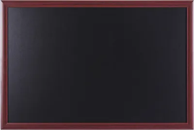 Produktbild von Bi-Office Kreidetafel Rahmen in Kirschoptik 1.200 x 900 mm