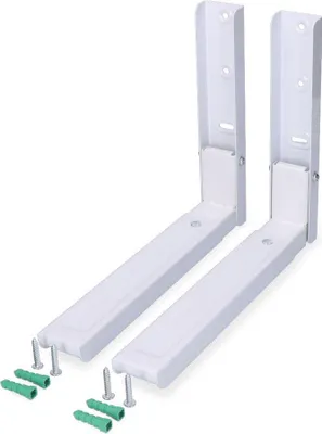 Image de Support Micro-ondes Mural Robuste, Charge 40kg - Edm