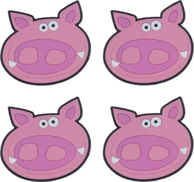 Obrázek produktu pro Podtácek sada 4 ks - 10x10 cm - 4ks - Růžová