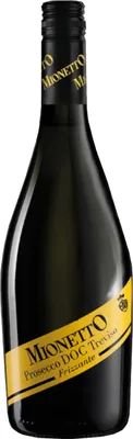 A bottle of Mionetto Prosecco DOC Treviso Frizzante.