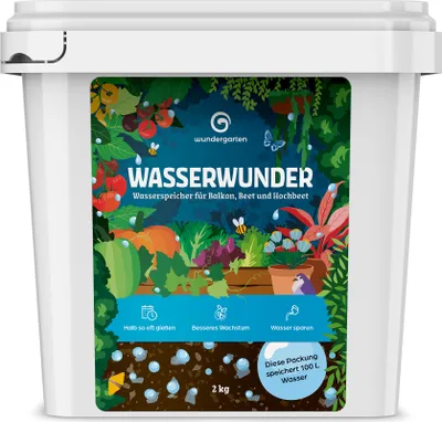 Produktbild von Wasserwunder Beet & Balkon Wundergarten Wasserspeicher 2 kg