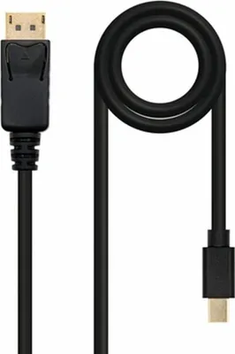 Produktbild von Nanocable DisplayPort, 2m, 2 m, Mini DisplayPort, DisplayPort, Männlich, Männlich, 3840 x 2400 Pixel