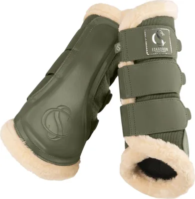 Image de Eskadron Mesh Fauxfur Guêtres dusty olive Classic Sports 25 F/S, Taille:L