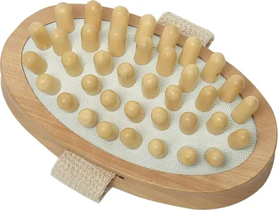 Produktbild von Ovale körpermassagebürste holz - natur - Tendance