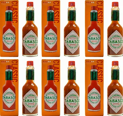 Produktbild von Tabasco Pepper Sauce Soße 6 Glasflaschen 60ml original