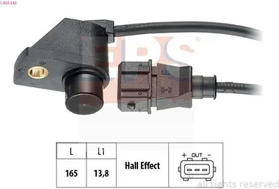 Produktbild von EPS Nockenwelleposition Sensor für OPEL Astra F CC (T92) Nockenwellen 1.953.242