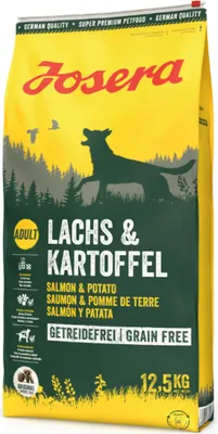 Obrázek produktu pro Josera Salmon & Potato, Dospělý jedinec, Jakékoli plemeno, Brambor, Losos, 12,5 kg