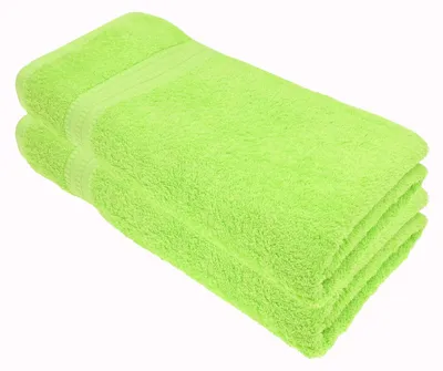 Produktbild von Julie Julsen BIO Badetuch 2er Set 100x150 Apfelgrün