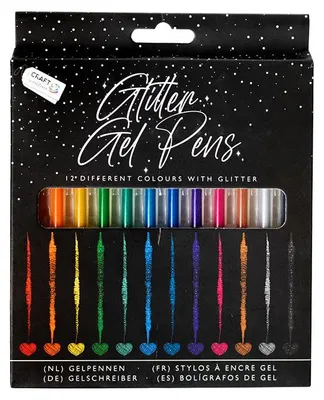 Immagine prodotto di Penne gel metallizzate - set da 12 pz