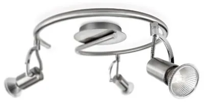 Produktbild von Philips 580021716 myLiving Deckenleuchte mit Nickel 3 x 35 W