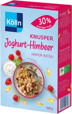 Immagine prodotto di Kölln muesli croccante allo yogurt e lampone, 500g