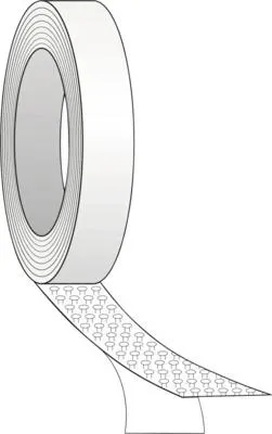 Produktbild von Klettband 9,5 mm x 560 cm transparent