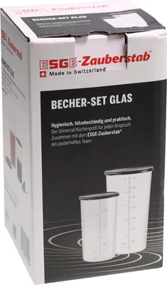 Obrázek produktu pro Sada skleněných mís ESGE Magic Wand Beaker Set Sada skleněných mís