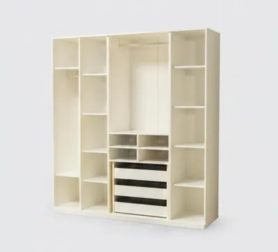 Image de Armoire moderne offrant un grand espace de rangement et au design élégant