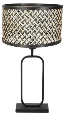 Immagine prodotto di Steinhauer - lampada da tavolo - Stang - nero - bambù metallo - lampada da comodino - E27 - 4804ZW