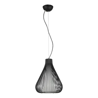 Zdjęcie produktu dla Lampa wisząca Inksis czarno-biała 1xE27x60W metal wym:130x32x32cm IP20 Italux