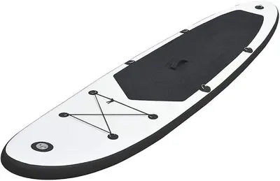 Imagen del producto de Conjunto de tabla de paddle surf inflable, color  y blanco, peso: 13.8 kg