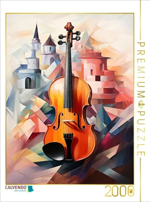 Produktbild von CALVENDO Puzzle Die Geige | 2000 Teile Lege-Größe 90x67cm Foto-Puzzle für glückliche Stunden