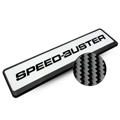 Produktbild von 2x Kennzeichenhalter CARBON Nummernschild Kennzeichen Halter Rahmen 2 Stk SET