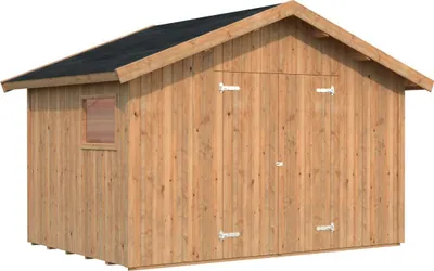 Produktbild von Palmako Gerätehaus Nils 8,2 m² - 16 mm Hellbraun tauchimprägniert