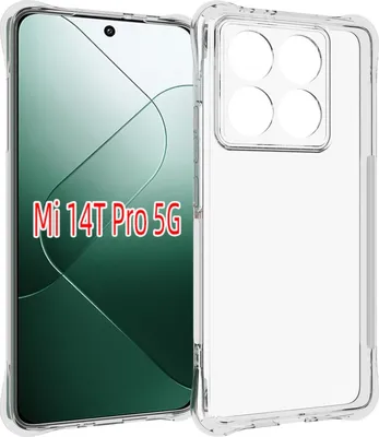Produktbild von Mobigear Basics Durchsichtig  Xiaomi 14T Pro Hülle Flexibles TPU Backcover - Transparent