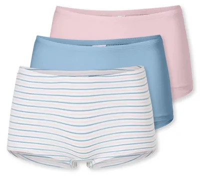 Productafbeelding van Schiesser meisjes, 3-pack shorts, zachte boord - 95/5 - maten 140 tot 176
