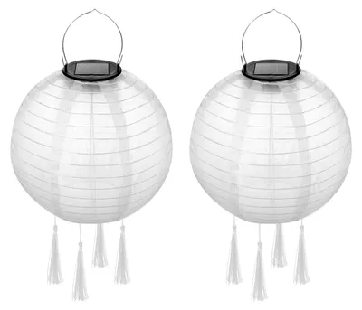 Image de Set de 2 lampes solaires d'extérieur