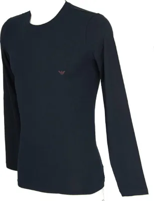 Obrázok produktu pre Pánske tričko s dlhým rukávom EMPORIO ARMANI, č. 111023 7A725, S, 95 % bavlna, 5 % Elastan