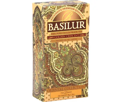 Zdjęcie produktu dla Basilur GOLDEN CRESCENT herbata czarna ORIENTAL - 25x2g
