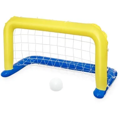 Obrázek produktu pro Nafukovací branka na vodní pólo, BESTWAY 52123, 137 x 66 x 72 cm, včetně míče a opravné záplaty