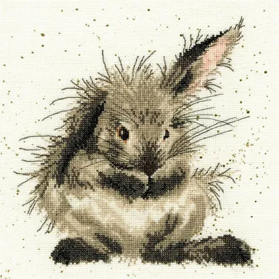 Produktbild von Bothy Threads Kreuzstich-Set "Badezeit", 26x26cm, XHD16, Zählmuster