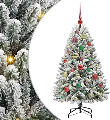 Immagine prodotto di vidaXL Albero di Natale artificiale, 120 cm, 150 LED, luce bianca calda