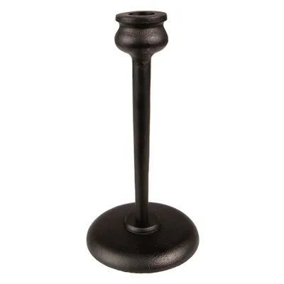 Produktbild von Clayre & Eef Kerzenständer 27 cm Schwarz Aluminium