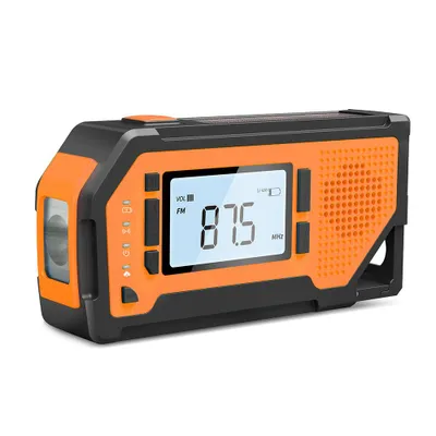 Produktbild von Handkurbel-Generator,LED-Taschenlampe,Notfall-Powerbank,Sonstige Radios,4 Stromversorgungsarten,für Outdoor-und Katastrophenvorsorge.