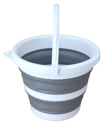 Produktbild von Falteimer 5L oder 10L in Grau oder Türkis, platzsparend & praktisch , Größe:10L türkis