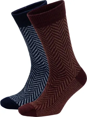 Produktbild von NoblesBox Norwegersocken, Herren Wollsocken, Warme Socken (Beutel, 2-Paar) 40-44 EU Größe Asorti-3