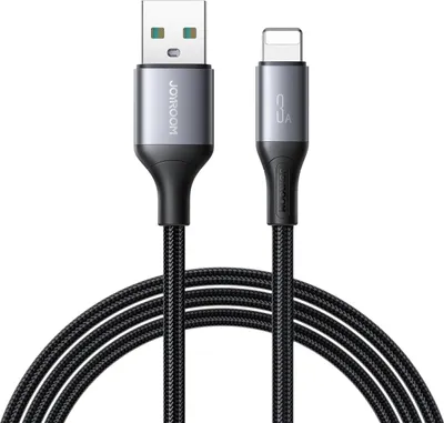 Image de Câble de charge rapide USB-A vers Lightning Joyroom Flash Series 3 A, 2 m - Noir